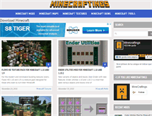 Tablet Screenshot of minecraftings.com